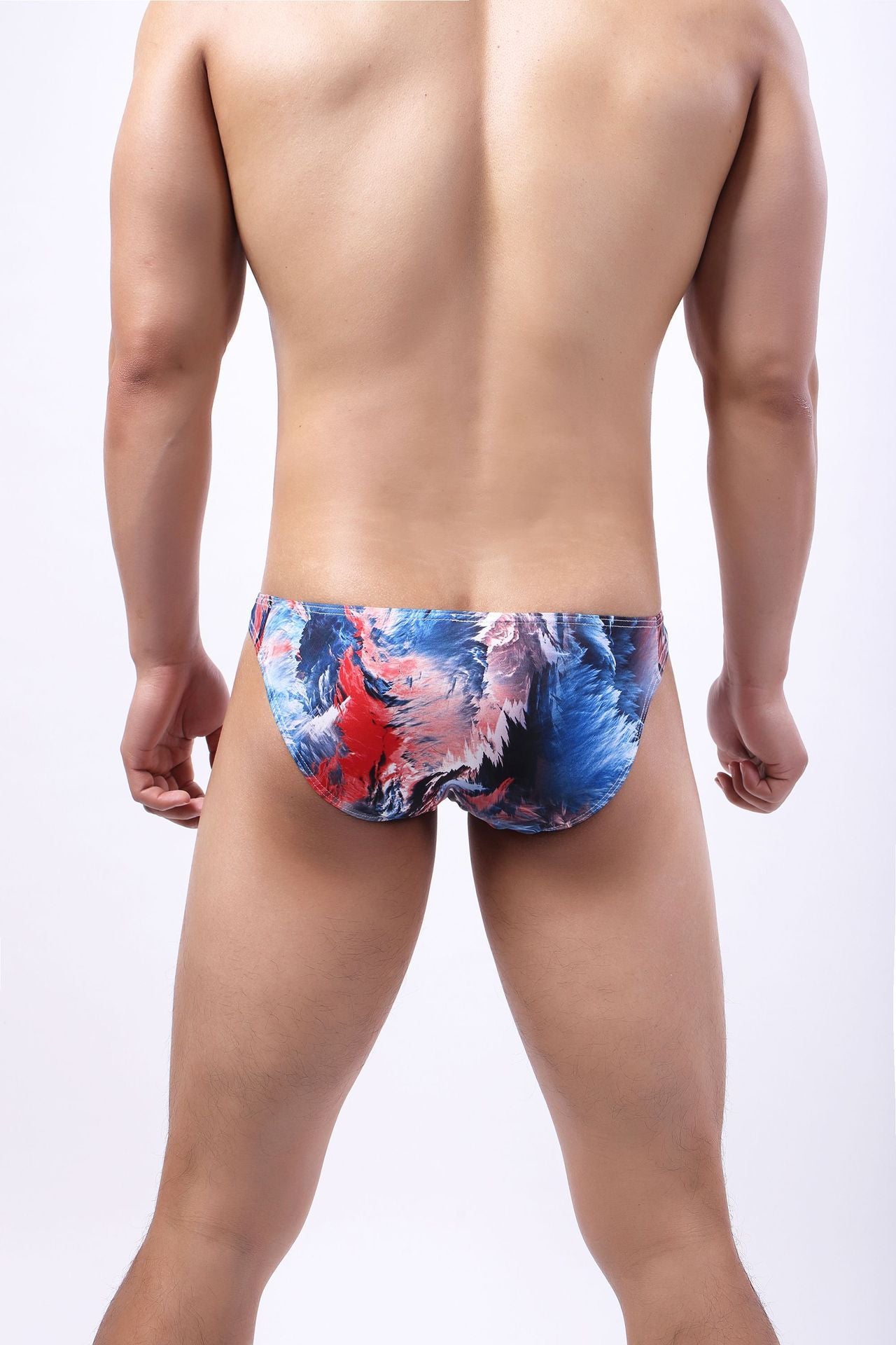 Men's Fashion New Colorful Printing Briefs