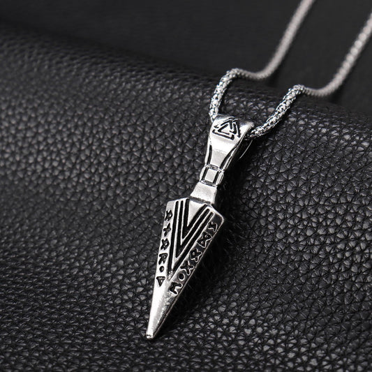 Personalized Pendant Vintage Crowe Men's Casting Necklace