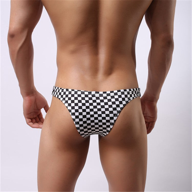 Men's Underwear Plaid Printed Fashion Personality