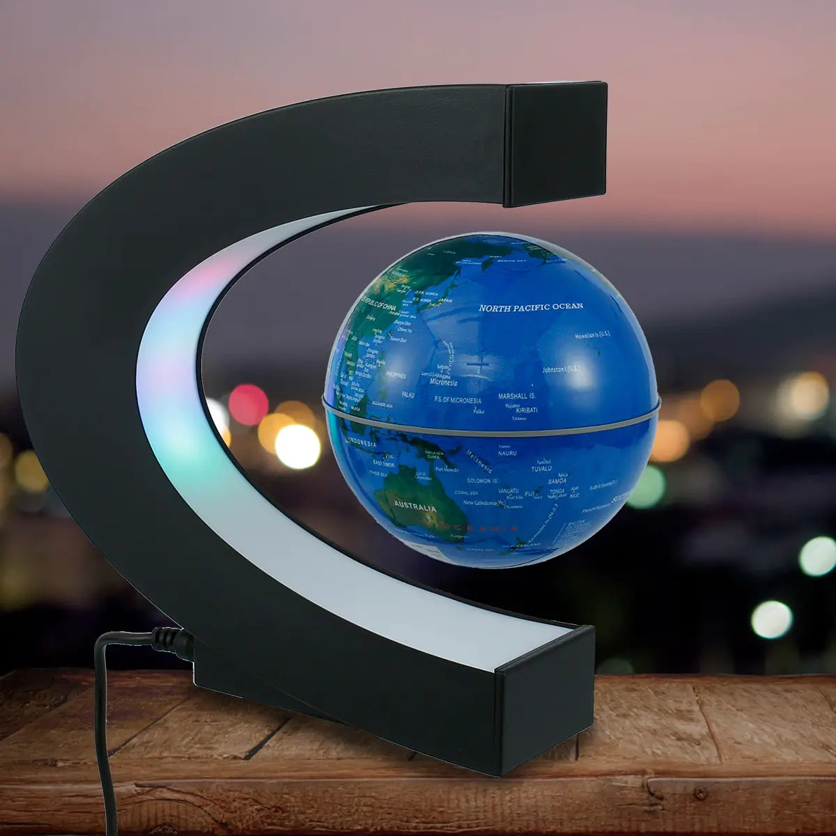 Magnetic Levitation Globe Lamp with Illumination