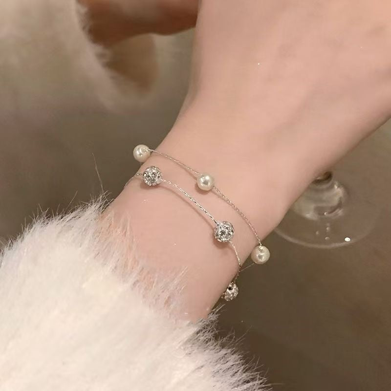 Starry Double-layer Twin Bracelet For Women