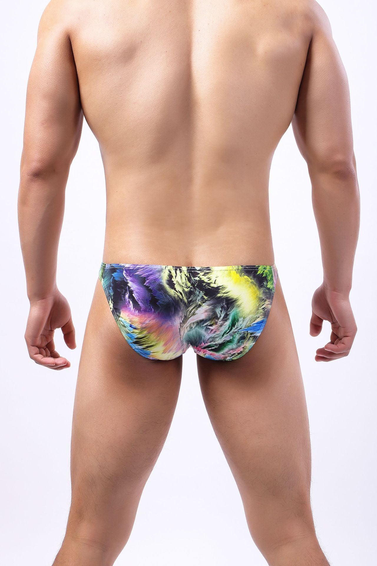 Men's Fashion New Colorful Printing Briefs